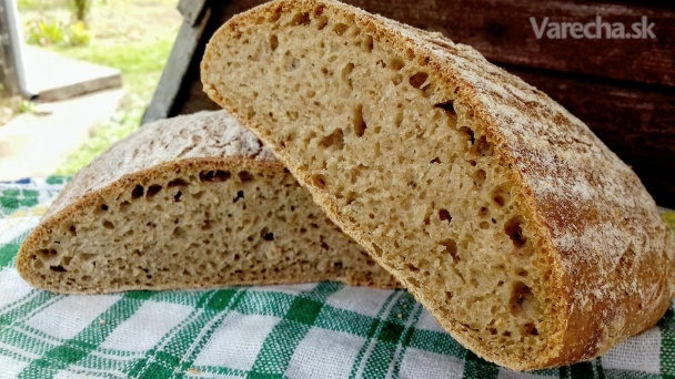 Dlho kysnutý kváskový chlieb (fotorecept) recept