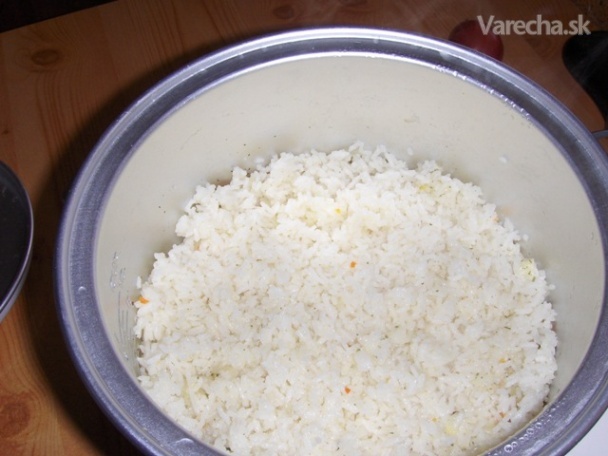 Ryža varená v hrnci Rice cooker recept