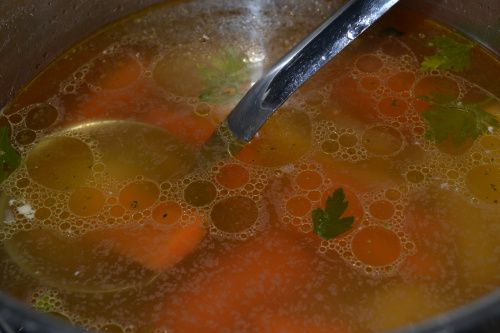 FOTORECEPT: Slepačia polievka