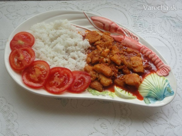 Rybací perkelt s ryžou (fotorecept) recept