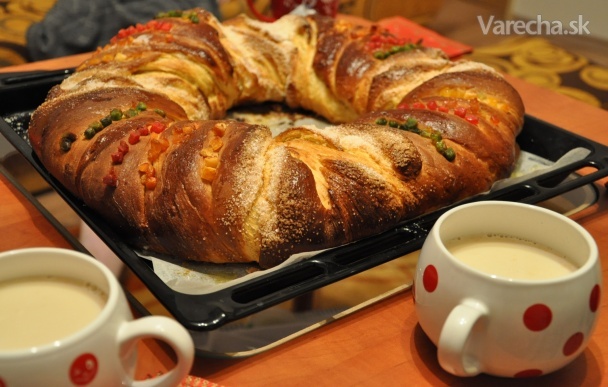Sladký Trojkráľový veniec (Rosca de Reyes) (fotorecept) recept ...