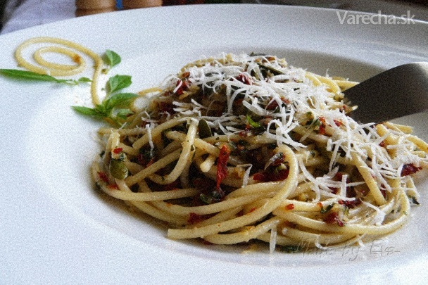 Špagety s pestom zo sušených paradajok (fotorecept) recept ...