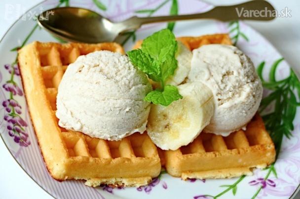 Banánovo-vanilková zmrzlina recept