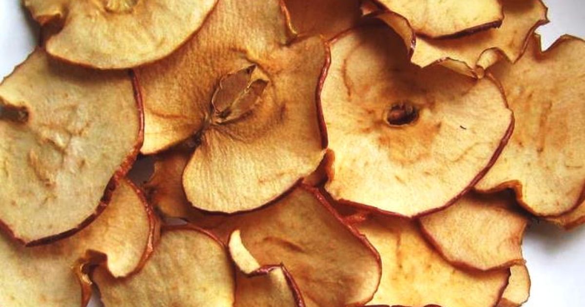 Zdravé chipsy zo sušených jabĺk, fotogaléria 1 / 1.